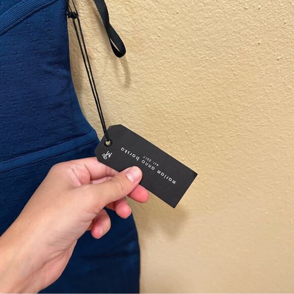 NWT mariam anna barska Blue Sexy Bodycon Maxi Dress Small - Picture 11 of 12